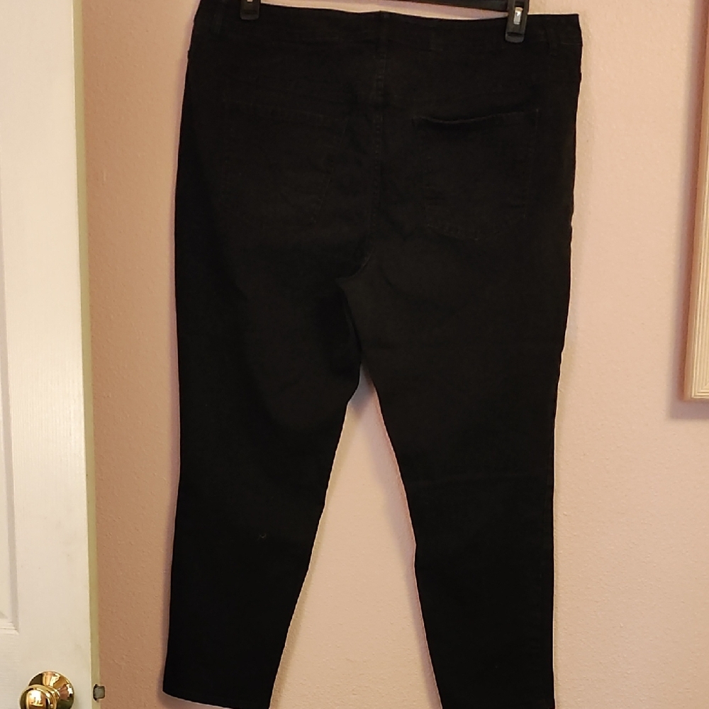 Lane Bryant Black Skinny Jeans